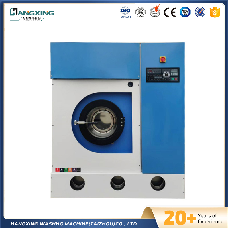 Hydrocation dry cleaning machine